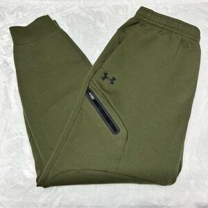 Under Armour Men's Green Jogger Pants Loungewear Athleisure Athletic Size Large